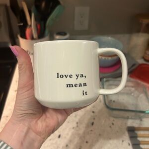 Threshold Cream Mug with Black Text